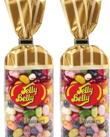 Jelly Belly Assorted 50 Flavours Bag x1-300g (Pack of 2)