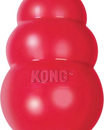 KONG Classic Stuffable Dog Toy - Fetch & Chew Toy for Dogs - Treat-Filling Capabilities - Durable Natural Rubber Material - For XX-Large Dogs