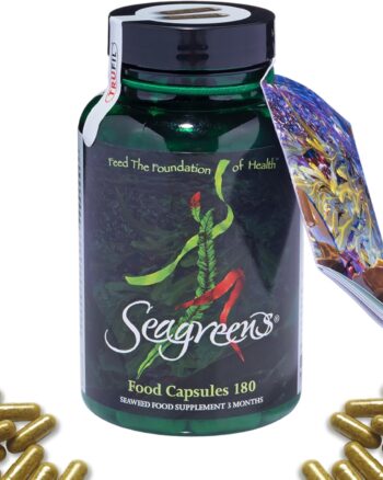 Organic Seaweed Food Supplement, 1 Month Supply, 390mcg Iodine, 11 Vitamins, 67 Minerals, Plant-Based, Vegan, Supports Metabolism, Thyroid & Digestion, 60 Capsules